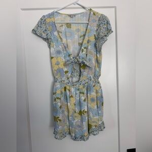 American Eagle Floral Romper
